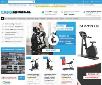 Fitnessmerken.nl(Fitnessapparatuur) Screenshot