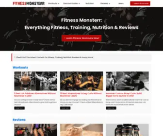 Fitnessmonsterr.com(Best Fitness Content) Screenshot