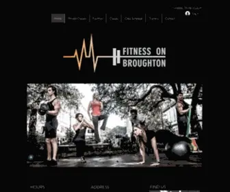 Fitnessonbroughton.com(Gym) Screenshot