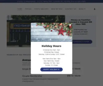 Fitnessonfrankfort.com(Fitness on Frankfort) Screenshot