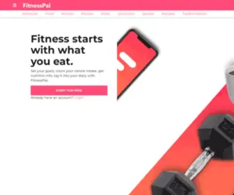 Fitnesspal.in(Fitnesspal) Screenshot