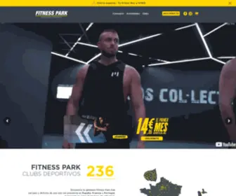 Fitnesspark.es(La Última Tecnología aplicada al rendimiento) Screenshot