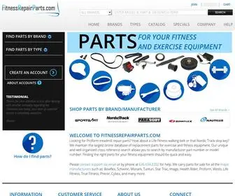 Fitnessrepairparts.com(Fitness and Exercise Equipment Repair Parts) Screenshot