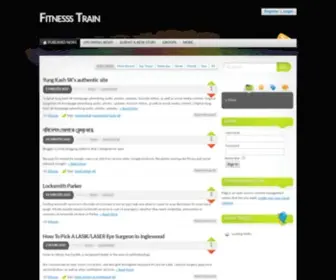 Fitnessstrain.com(Fitnessstrain) Screenshot