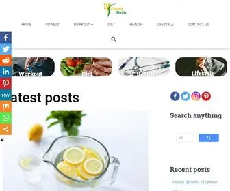 Fitnessthrills.com(Fitnessthrills) Screenshot