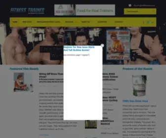 Fitnesstrainermag.com(Fitnesstrainermag) Screenshot