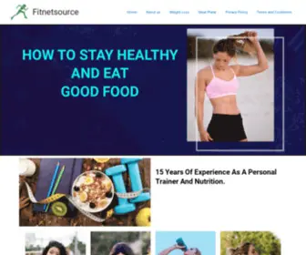 Fitnetsource.com(Home) Screenshot