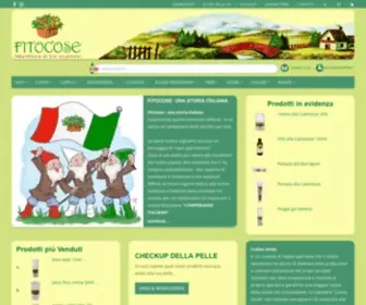 Fitocose.it(Fitocose vende online Cosmetici Naturali Biologici e Bio) Screenshot