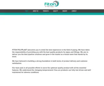 Fitonpipes.com(Fiton Polyplast) Screenshot