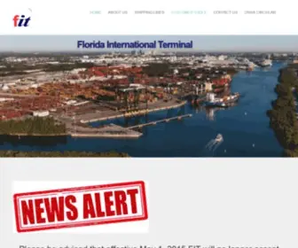 Fitpev.com(Florida International Terminal) Screenshot