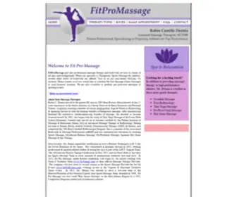 Fitpromassage.com(FitProMassage) Screenshot