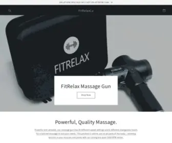 Fitrelax.net(FitRelax Pro Massage Gun) Screenshot