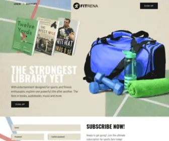 Fitrena.com(Content Curated for Sports & Fitness Enthusiasts) Screenshot