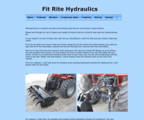 Fitritehydraulics.com(Fit Rite Hydraulics) Screenshot