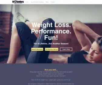 Fitsoldiers.com(Online Health and Fitness Coaching) Screenshot