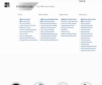 Fitstep.com(Your First Step to Fitness) Screenshot