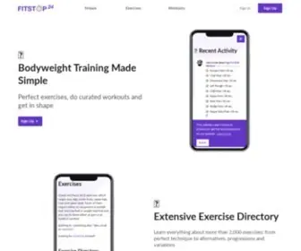 Fitstop24.com(Learn exercises) Screenshot