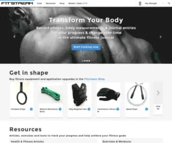 Fitstream.com(Health & Fitness Journal) Screenshot