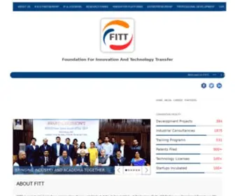 Fitt-IITD.in(Foundation For Innovation And Technology Transfer) Screenshot