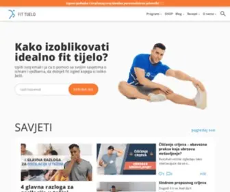 Fittijelo.com(Je portal za zdravo mršavljenje sa savjetima Mihe Geršiča) Screenshot