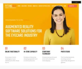 Fittingbox.com(Augmented Reality Technology for Glasses) Screenshot