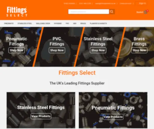 Fittingsselect.co.uk(Fittings Select) Screenshot