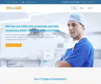 Fittolift.com(Infirmary Responsive web template) Screenshot