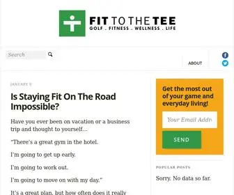 Fittothetee.com(The Best of Golf in One Convenient Membership) Screenshot