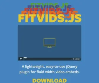 Fitvidsjs.com(A lightweight) Screenshot