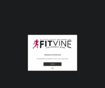 Fitvinewine.com(Low Sugar Wine for Healthy People) Screenshot