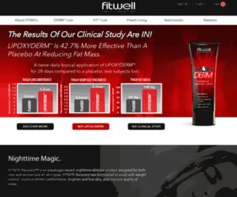 Fitwellskincare.com(Fitwell premium fitness skincare are the creators of the lipoxyderm™) Screenshot