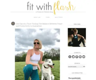 Fitwithflash.com(A Fitness and Lifestyle Blog) Screenshot