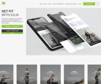 Fitwithiulia.com(Transform your health & fitness journey) Screenshot