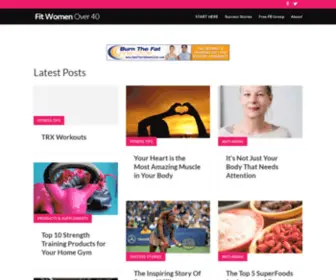 Fitwomenover40.com(Fit Women Over 40) Screenshot