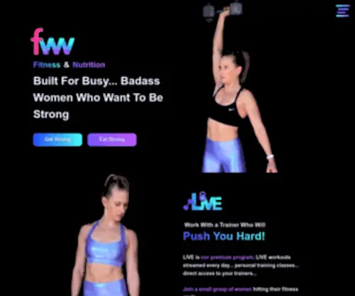 Fitwomensweekly.com(Fit Women's Weekly) Screenshot