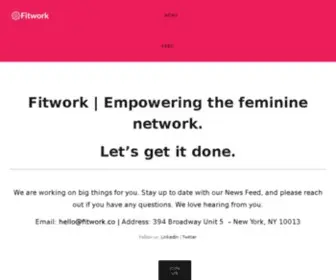 Fitwork.co(Bespoke Talent Search) Screenshot