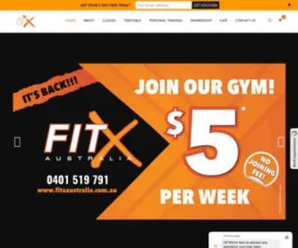 FitXaustralia.com.au(FitX Australia) Screenshot