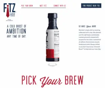 Fitzcoldbrew.com(Fitz Cold Brew Coffee) Screenshot