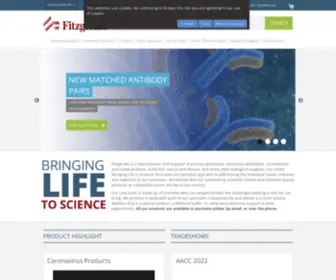 Fitzgerald-Fii.com(Recombinant Proteins Primary Antibodies ELISA kits) Screenshot