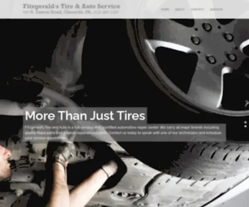 Fitzgeraldtire.com(Fitzgerald's Tire and Auto Service) Screenshot