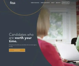 Fitzii.com(Recruiting software and applicant tracking system) Screenshot