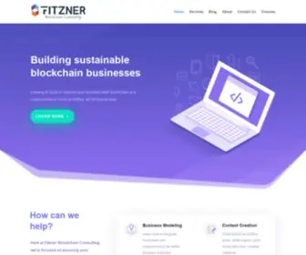 Fitznerblockchain.consulting(Blockchain and cryptocurrency consulting) Screenshot