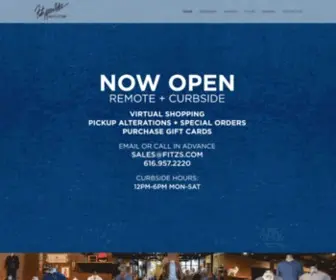 Fitzs.com(Fitzgerald's Men's Store) Screenshot