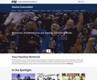 Fiualumni.com(Florida International University) Screenshot