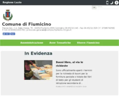 Fiumicino.net(Fiumicino) Screenshot