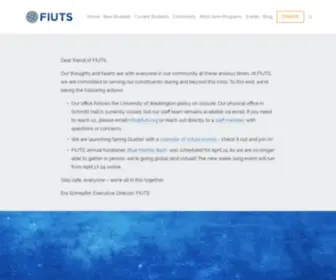 Fiuts.org(Foundation for International Understanding Through Students) Screenshot