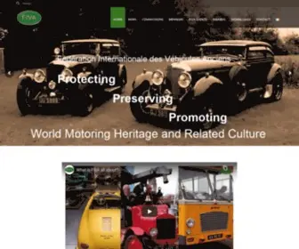 Fiva.org(The international federation for historic vehicles) Screenshot