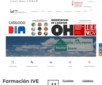 Five.es(Página web oficial del Instituto Valenciano de la Edificación (IVE)) Screenshot