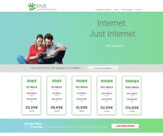 Five.lu(Home Internet Provider) Screenshot