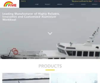 Fiveab.com(Five Aluminium Boat & Engineering Pte Ltd) Screenshot